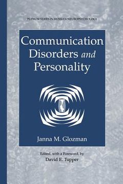 portada Communication Disorders and Personality (in English)