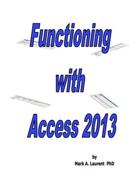 portada Functioning with Access 2013 (en Inglés)