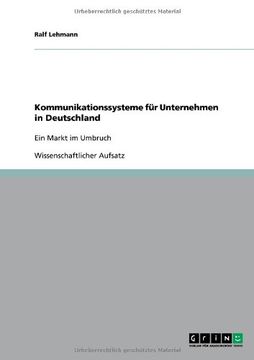 portada Kommunikationssysteme für Unternehmen in Deutschland (German Edition)