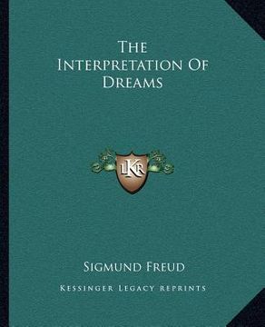 portada the interpretation of dreams (en Inglés)