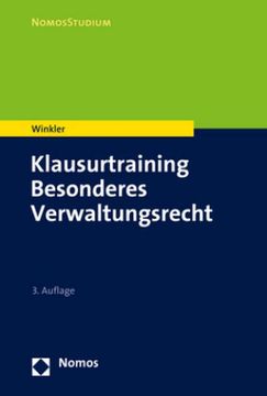 portada Klausurtraining Besonderes Verwaltungsrecht (en Alemán)