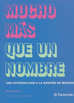 Libro Mucho Más Que Un Nombre, Melissa David, ISBN 9788434229082 ...