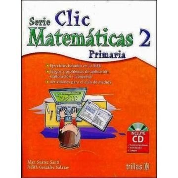 portada Clic 2: Matematicas Primaria Incluye Cd
