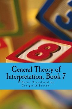 portada General Theory of Interpretation: Book Seven (en Inglés)