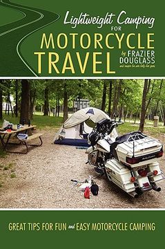 portada lightweight camping for motorcycle travel (in English)