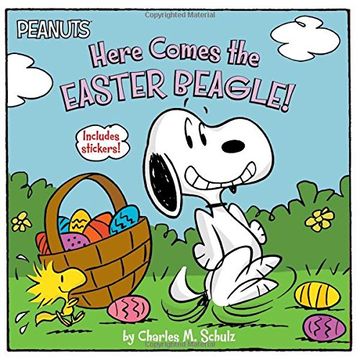 portada Here Comes the Easter Beagle! [With Sheet of Stickers] (Peanuts)
