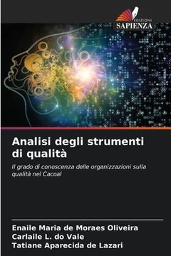 portada Analisi degli strumenti di qualità (in Italian)