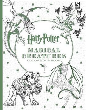 portada Harry Potter Coloring Book. Magical Creatures (in English)