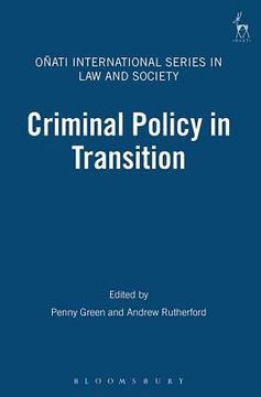 portada criminal policy in transition (en Inglés)