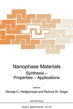 portada Nanophase Materials: Synthesis - Properties - Applications (en Inglés)