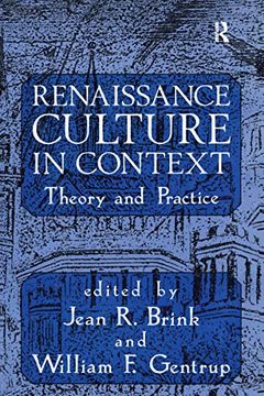 portada Renaissance Culture in Context: Theory and Practice (en Inglés)