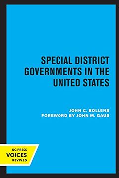 portada Special District Governments in the United States (in English)
