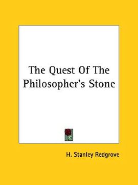 portada the quest of the philosopher's stone (en Inglés)