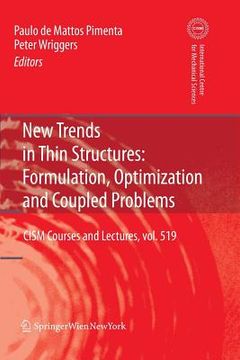 portada new trends in thin structures: formulation, optimization and coupled problems (in English)