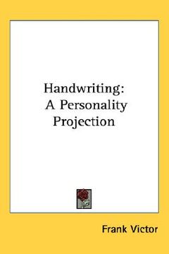 portada handwriting: a personality projection (en Inglés)