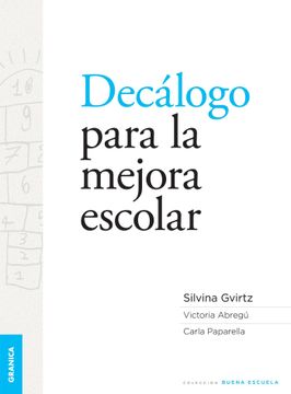 portada Decálogo Para la Mejora Escolar (in Spanish)