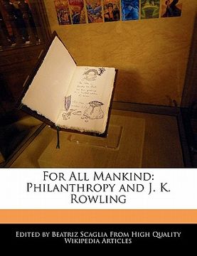 portada for all mankind: philanthropy and j. k. rowling