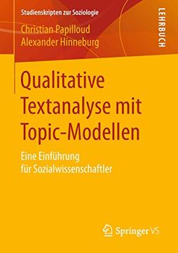 portada Qualitative Textanalyse mit Topic-Modellen: Eine Einführung für Sozialwissenschaftler (en Alemán)