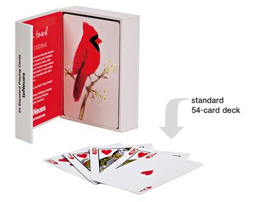 portada Red Cardinal Playing Cards (en Inglés)