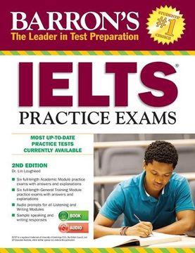 portada Barron's Ielts Practice Exams With Audio Cds, 2nd Edition: International English Language Testing System (en Inglés)