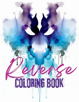 portada A Reverse Coloring Book of Abstract Watercolor Designs: Artistic Freedom Redefined