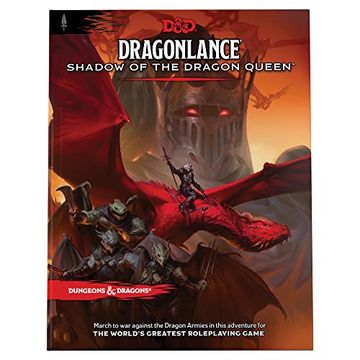 portada Dragonlance: Shadow of the Dragon Queen (Dungeons & Dragons Adventure Book) (en Inglés)