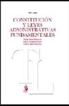 portada constitucion y leyes administrativas fundamentales