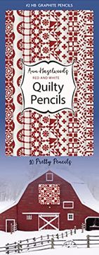 portada Ann Hazelwood's red & White Quilty Pencils: 10 Pretty Pencils: 10 Pretty Pencils: (in English)
