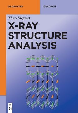portada X-Ray Structure Analysis (en Inglés)