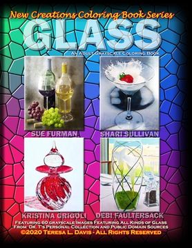 portada New Creations Coloring Book Series: Glass (en Inglés)