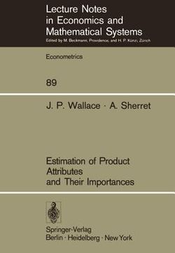 portada estimation of product attributes and their importances (en Inglés)