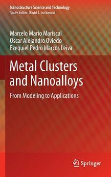 portada metal clusters and nanoalloys (en Inglés)