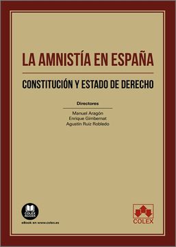 portada Amnistia en España. Constitucion y Estado de Derecho