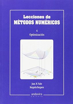 portada Lecciones de Métodos Numéricos.  4 Optimización