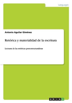 portada Retórica y Materialidad de la Escritura (in Spanish)