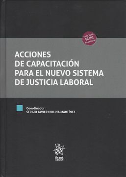 portada Acciones de Capacitación Para el Nuevo Sistema de Justicia Laboral