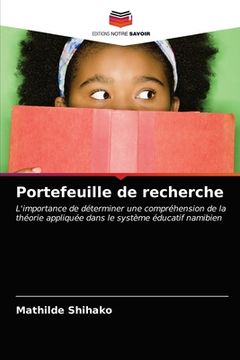 portada Portefeuille de recherche (en Francés)