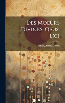 portada Des Moeurs Divines, Opus. Lxii (in French)