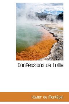 portada confessions de tullia (en Inglés)