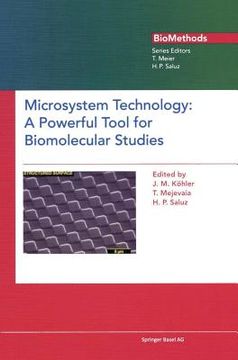 portada microsystem technology: a powerful tool for biomolecular studies (in English)