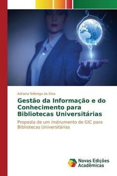 portada Gestão da Informação e do Conhecimento para Bibliotecas Universitárias (Portuguese Edition)