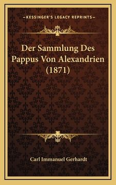 portada Der Sammlung Des Pappus Von Alexandrien (1871) (in German)