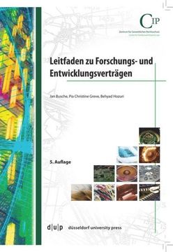 portada Leitfaden zu Forschungs- und Entwicklungsverträgen (en Alemán)