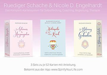 portada Therapiekarten-Set aus 3 x 52 Karten mit Anleitung (en Alemán)