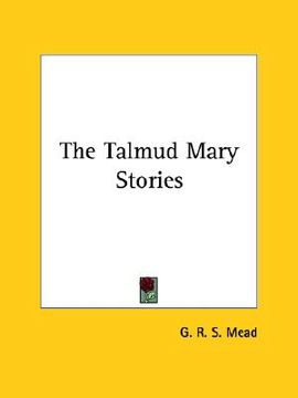 portada the talmud mary stories (in English)