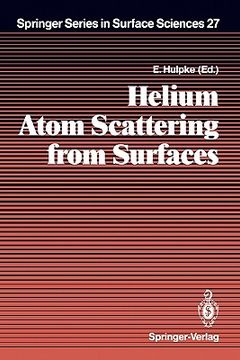 portada helium atom scattering from surfaces (en Inglés)