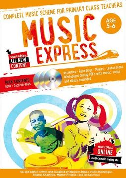 portada Music Express: Age 5-6 (Book + 3 CDs + DVD-ROM): Complete Music Scheme for Primary Class Teachers