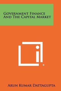 portada government finance and the capital market (en Inglés)