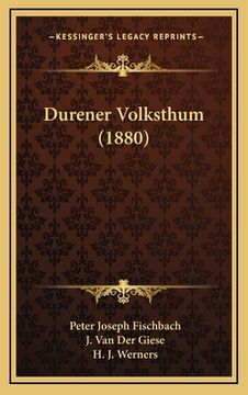 portada Durener Volksthum (1880) (en Alemán)
