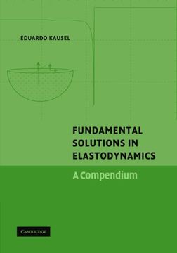 portada Fundamental Solutions in Elastodynamics Paperback (en Inglés)